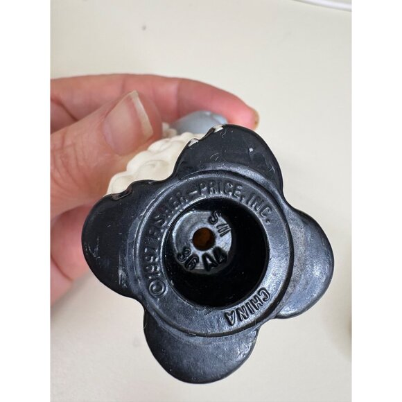 Vintage FisherPrice 1997 Sheep Lamb Toy Replacement Figure Farm Nativity US WEAR - Picture 7 of 13